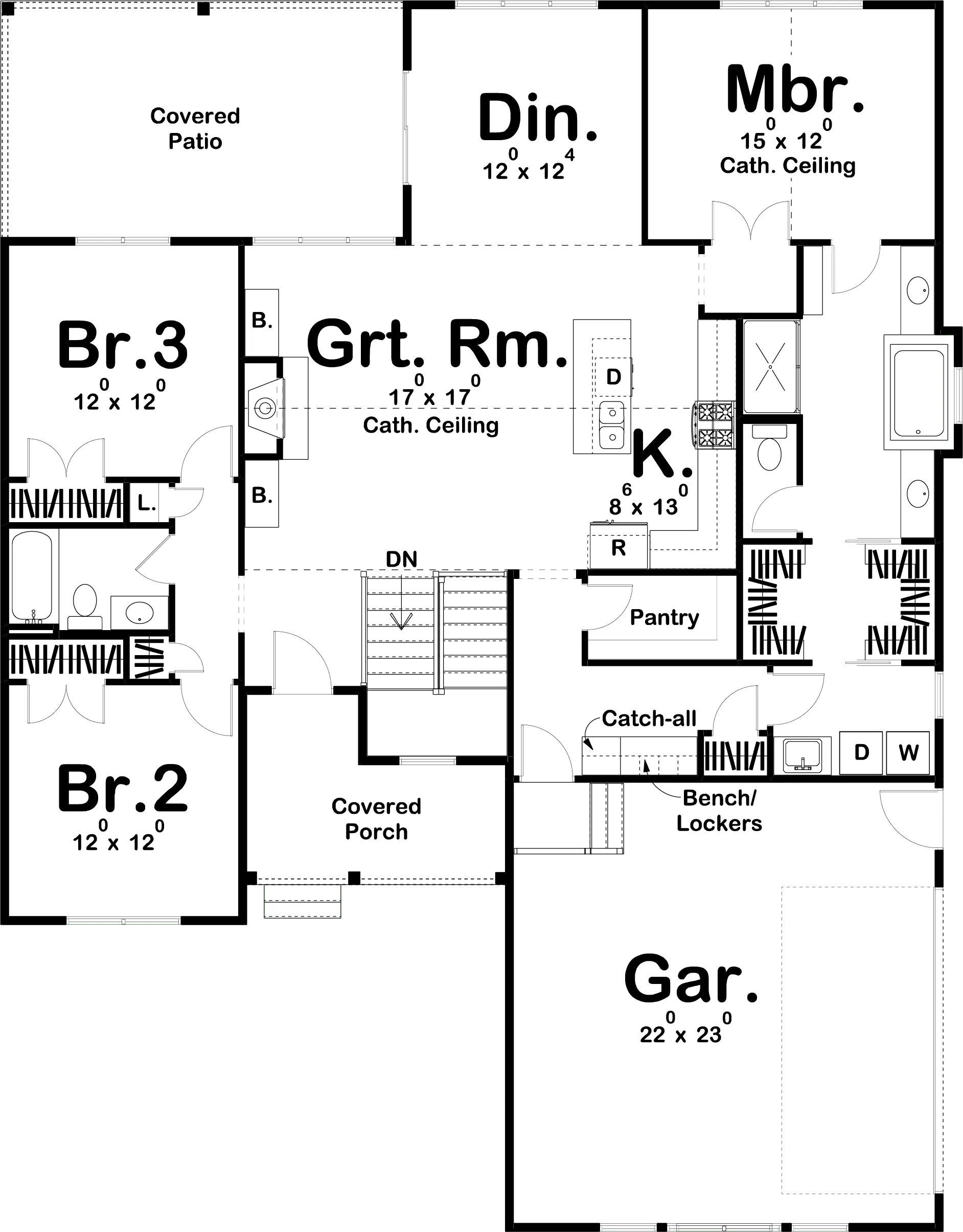 Cherry Creek House Plan - Archival Designs House Plans