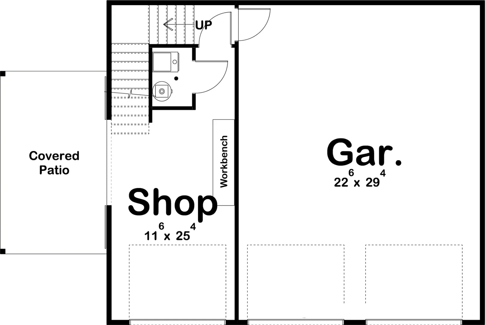 Stable View Garage Plan - Archival Designs House Plans