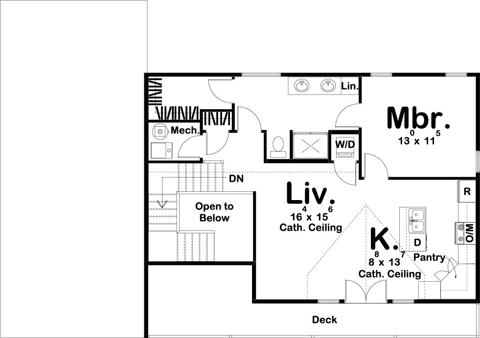 Chippewa Second Floor Plan