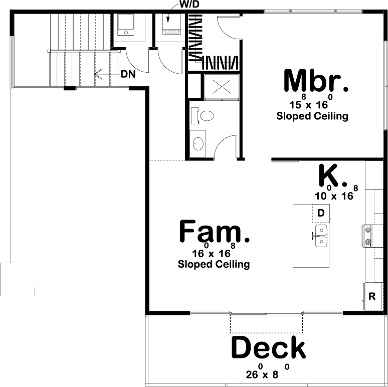 Cortland Second Floor Plan