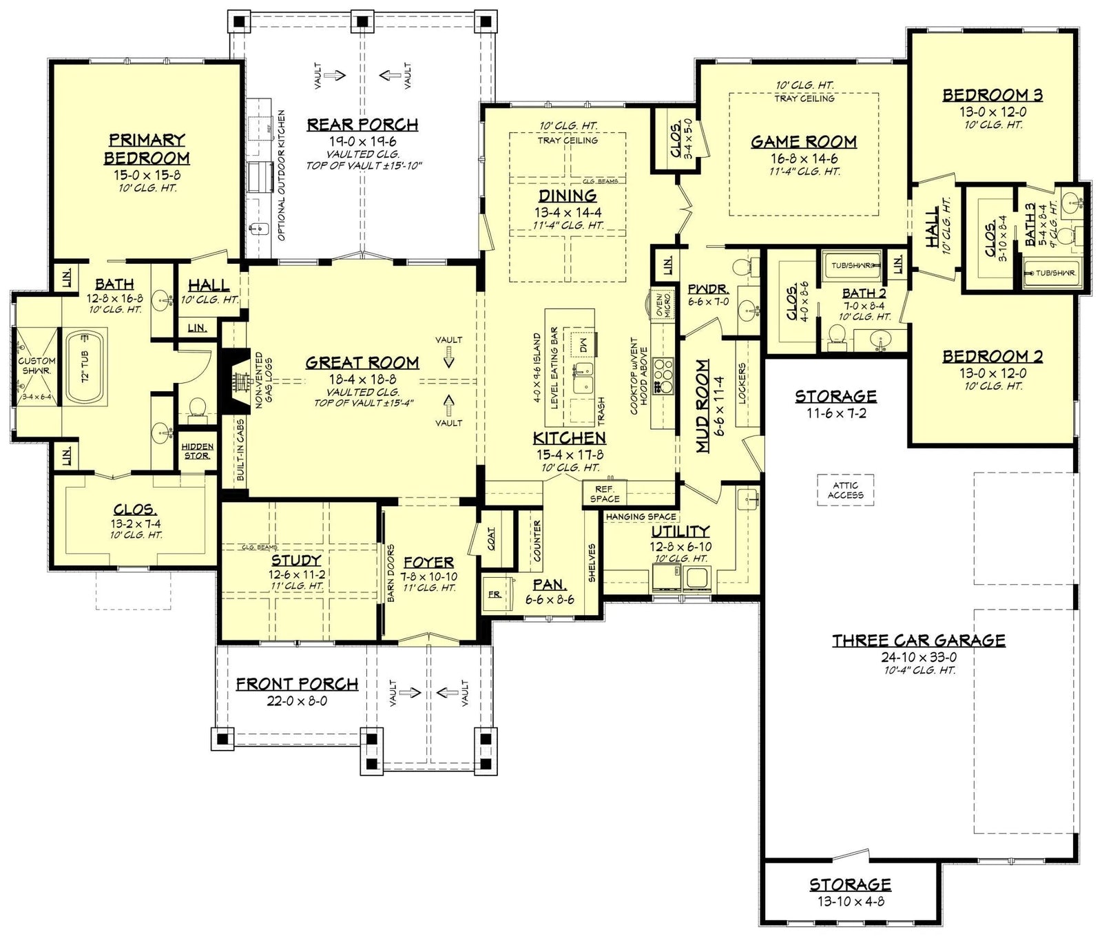 Odessa House Plan - Archival Designs House Plans