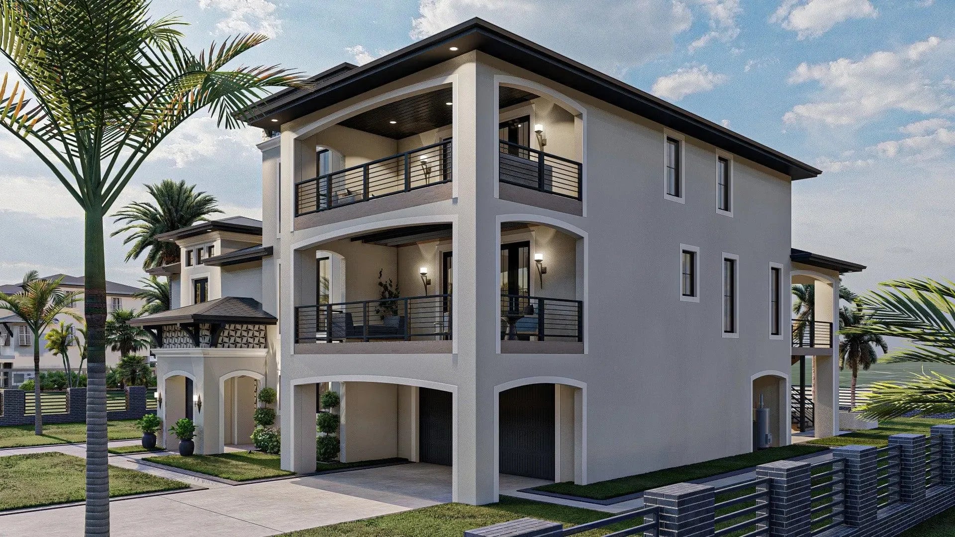 Siesta Key House Plan|Beach House Plan| Three Story House Plan