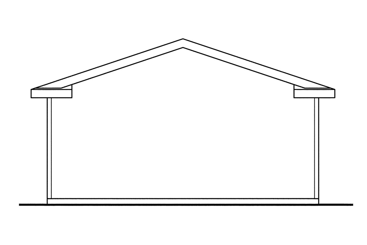 AM7201-A Garage House Elevation