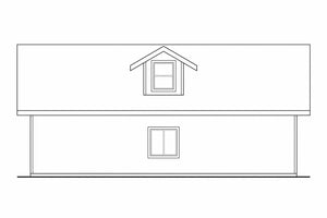 AM7204-A Garage Plan with Bonus Elevation
