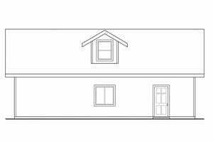 AM7204-A Garage Plan with Bonus Elevation-1