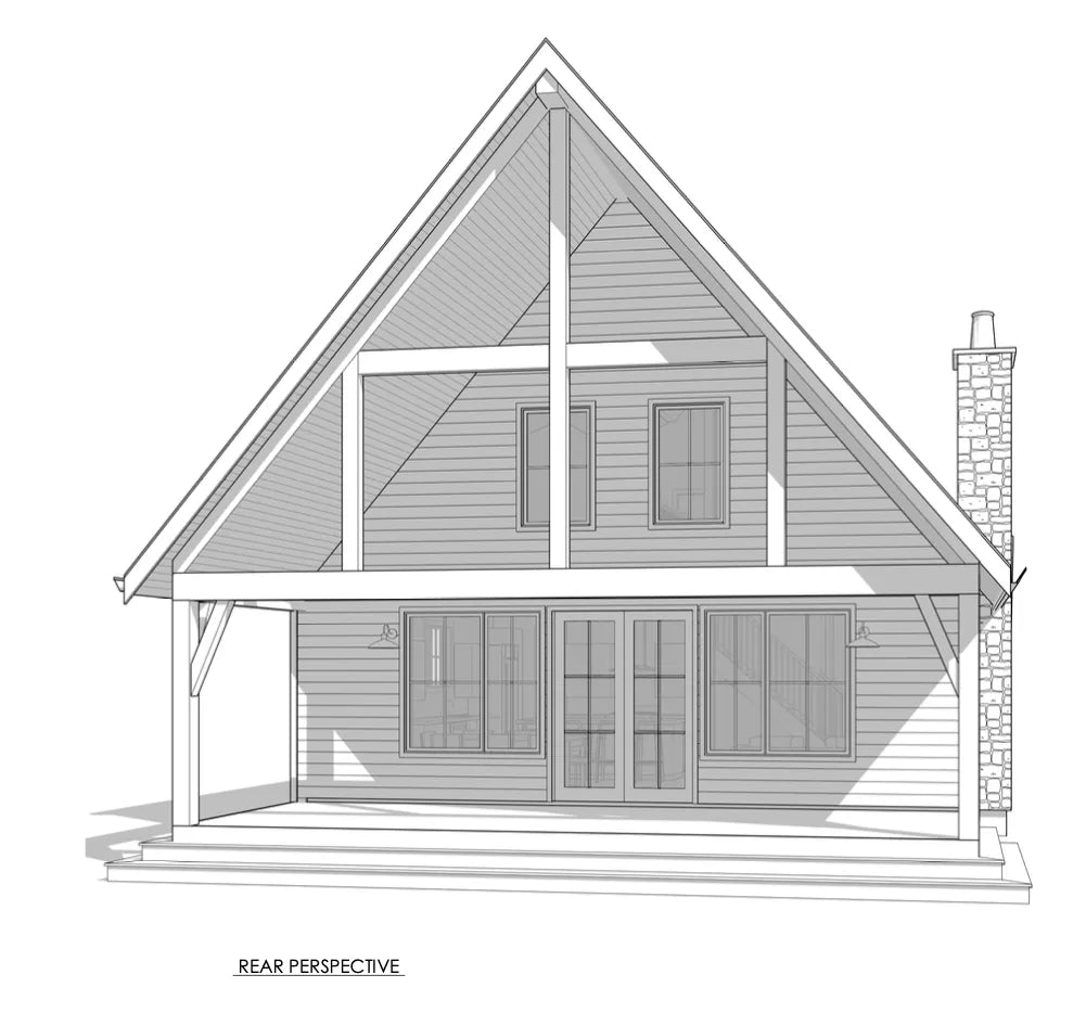 Cliffside House Plan - Archival Designs House Plans