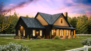 A7555-A Modern Farmhouse, 3 Bedrooms, 2.5 Bathrooms | Wells Manor House Exterior-2