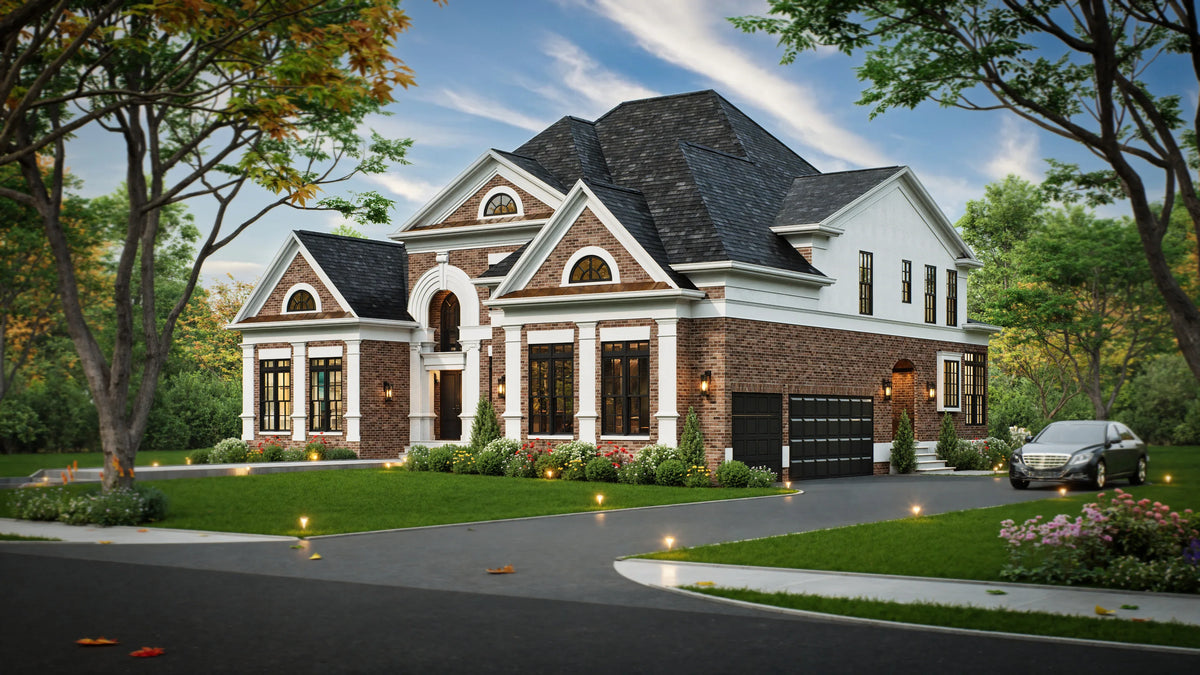 A468-A Traditional House, 4 Bedrooms, 3.5 Bathrooms | Westdrake House Exterior-4