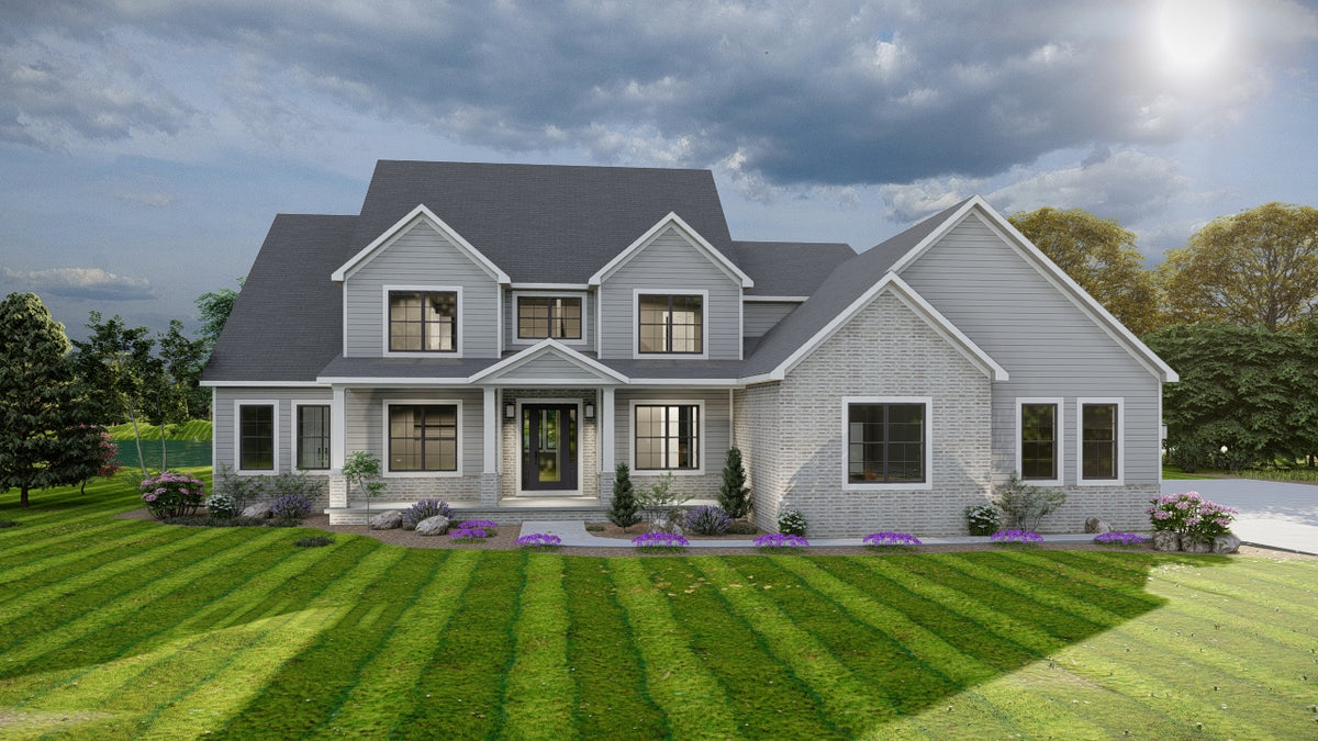 Luxurious Two-Story Home with Basement and 4-Car Garage