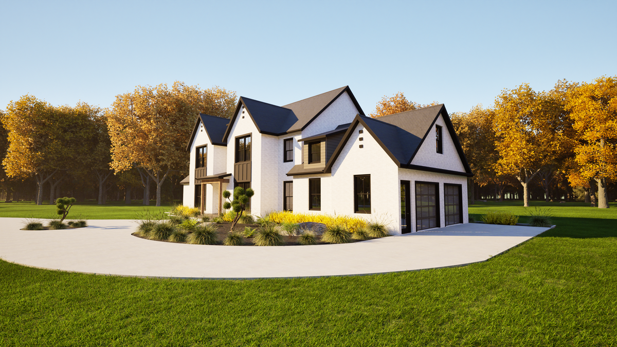 4-Bedroom House Plan with Loft, Bonus Room, and Basement