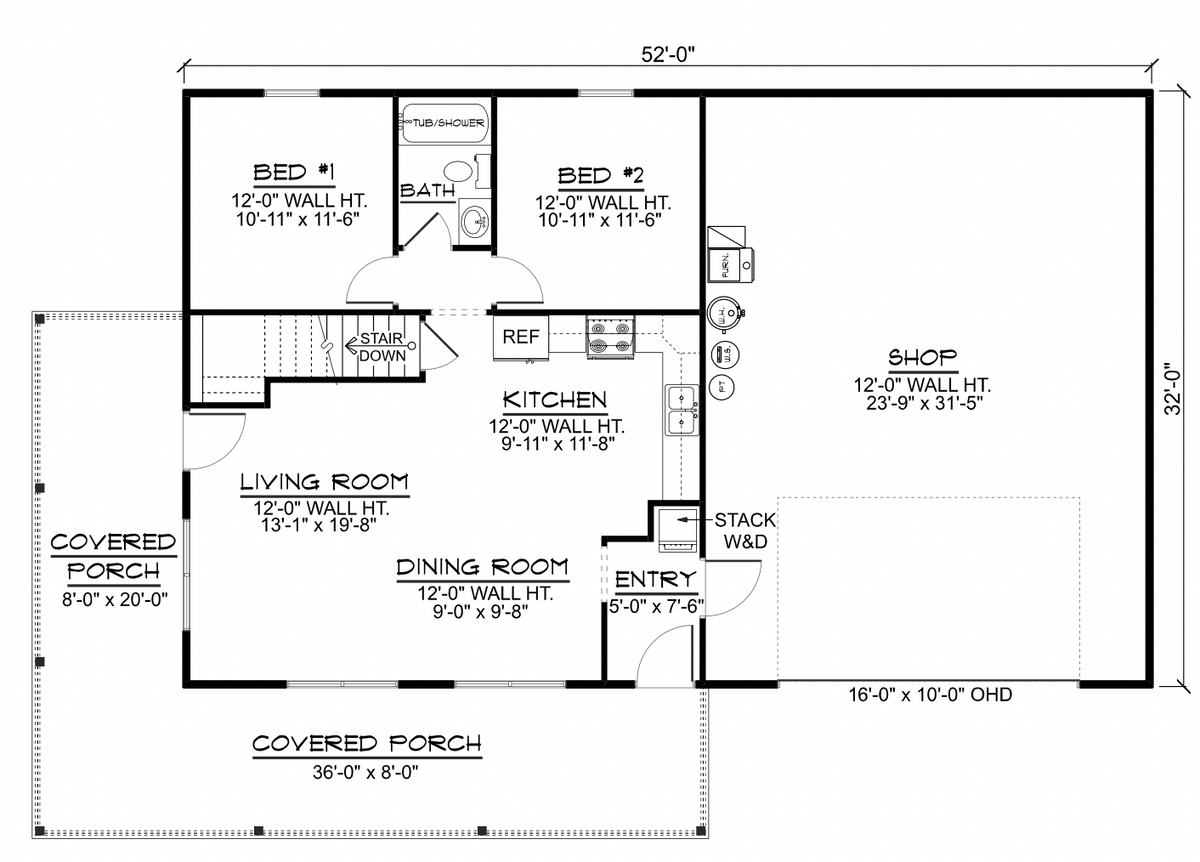 Joan basement floor plan