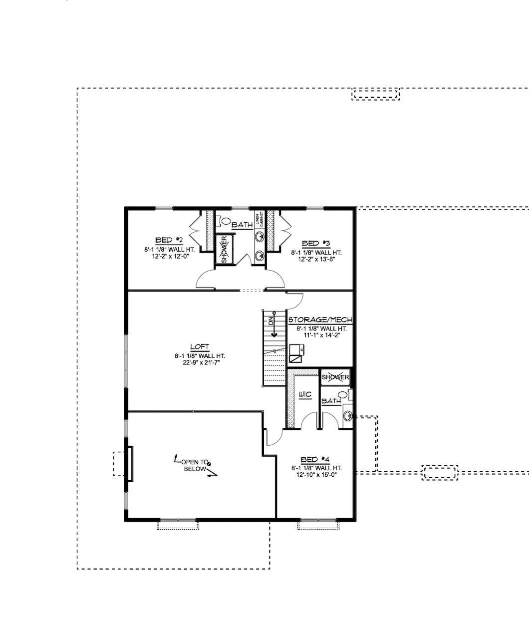 Hudson House Plan - Archival Designs House Plans, floor plan