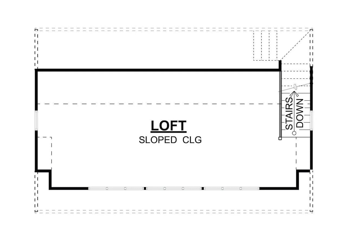 Joey Garage Plan - Archival Designs House Plans, floor plan