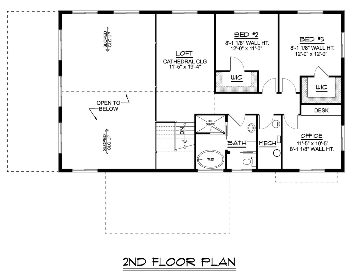 Ruby second floor plan