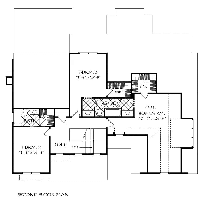 Holston Ridge House Plan - Archival Designs House Plans, floor plan