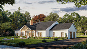 AN7744-A Modern Farmhouse, 4 Bedrooms, 3.5 Bathrooms | Cassidy-6B Exterior-3