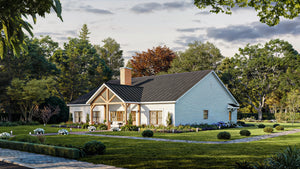 AN7854-A Modern Farmhouse, 4 Bedrooms, 3.5 Bathrooms | Cassidy-6C Exterior-3