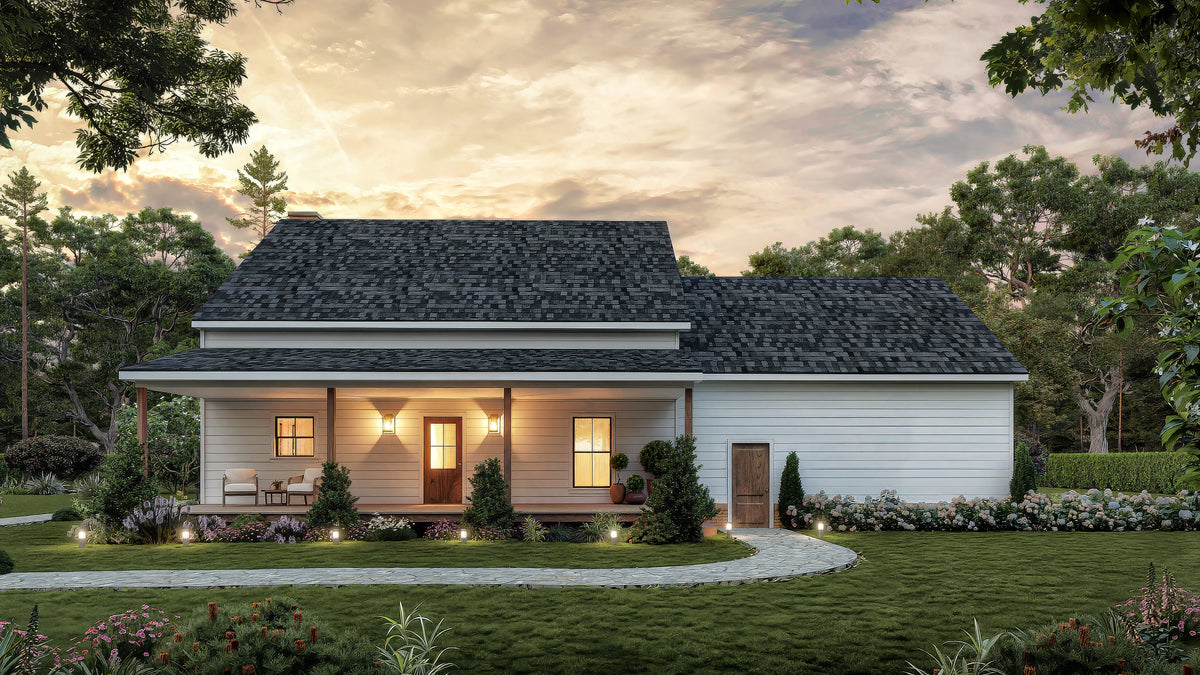 AN7747-A Modern Farmhouse, 3 Bedrooms, 3.5 Bathrooms | Laura-5G Exterior-3