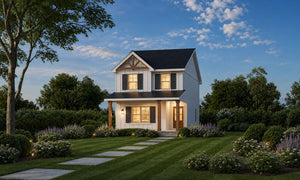 AB8298-A Modern Farmhouse, 3 Bedrooms, 2.5 Bathrooms | Vera House Plan Exterior-2