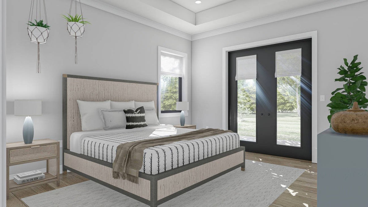 Rolling Hills Barndominium House Plan - Master Bedroom
