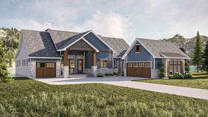 G7886-A Craftsman House, 2 to 4 Bedrooms, 2 to 4 Bathrooms | Loren Hills 30138 Exterior