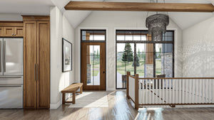 G7886-A Craftsman House Entry, 2 to 4 Bedrooms, 2 to 4 Bathrooms | Loren Hills 30138 