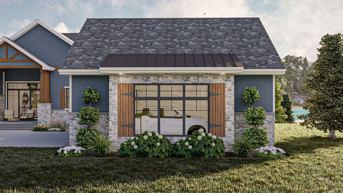 G7886-A Craftsman House, 2 to 4 Bedrooms, 2 to 4 Bathrooms | Loren Hills 30138 Exterior-10
