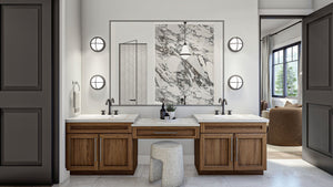 G7886-A Craftsman House Master Bathroom, 2 to 4 Bedrooms, 2 to 4 Bathrooms | Loren Hills 30138 