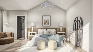 G7886-A Craftsman House Master Bedroom, 2 to 4 Bedrooms, 2 to 4 Bathrooms | Loren Hills 30138 