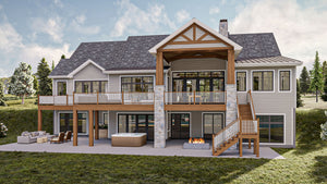 G7886-A Craftsman House, 2 to 4 Bedrooms, 2 to 4 Bathrooms | Loren Hills 30138 Exterior-6