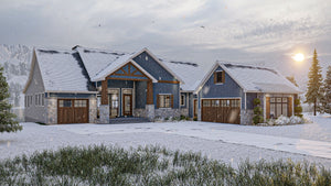 G7886-A Craftsman House, 2 to 4 Bedrooms, 2 to 4 Bathrooms | Loren Hills 30138 Exterior-7