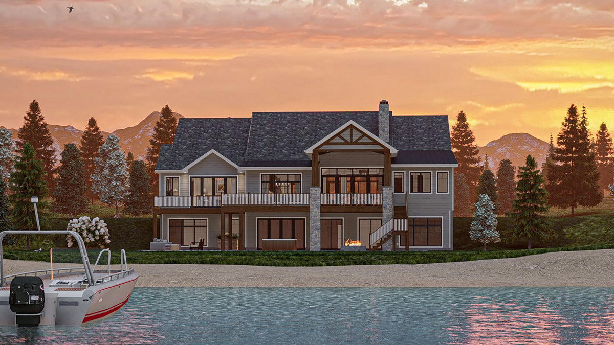 G7886-A Craftsman House, 2 to 4 Bedrooms, 2 to 4 Bathrooms | Loren Hills 30138 Exterior-8
