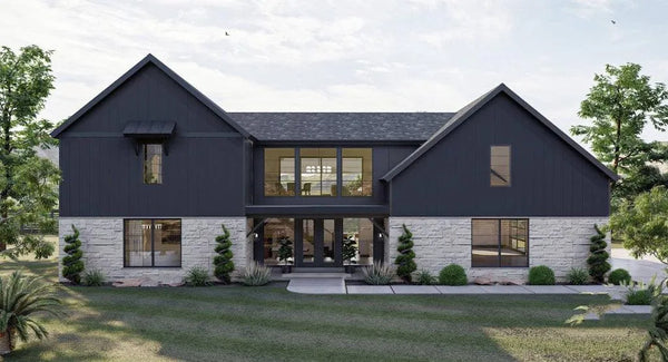 Barton Creek Barndominium | Two Story House Plan