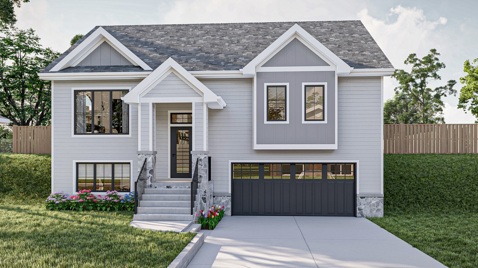 G7895-A Traditional House, 3 Bedrooms, 2.5 Bathrooms | Hartzville 30172 Exterior