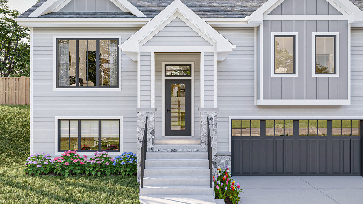 G7895-A Traditional House, 3 Bedrooms, 2.5 Bathrooms | Hartzville 30172 Exterior-7