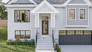G7895-A Traditional House, 3 Bedrooms, 2.5 Bathrooms | Hartzville 30172 Exterior-7