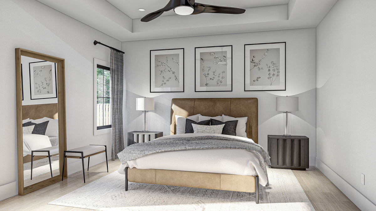 G7895-A Traditional House Master Bedroom, 3 Bedrooms, 2.5 Bathrooms | Hartzville 30172 