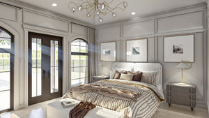 G7996-A Mediterranean House Master Bedroom, 3 Bedrooms, 3 Bathrooms | Seville 30176 
