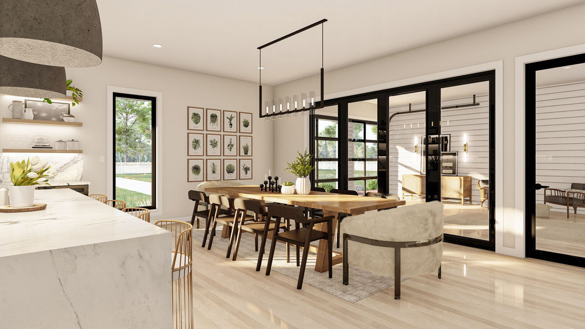 G7995-A Modern Farmhouse Dining, 3 Bedrooms, 3.5 Bathrooms | Hickory Grove 30180 