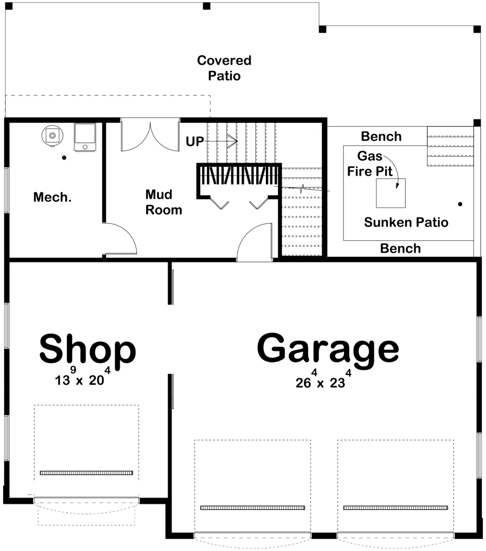 Erskine Hills House Plan - Archival Designs House Plans, floor plan