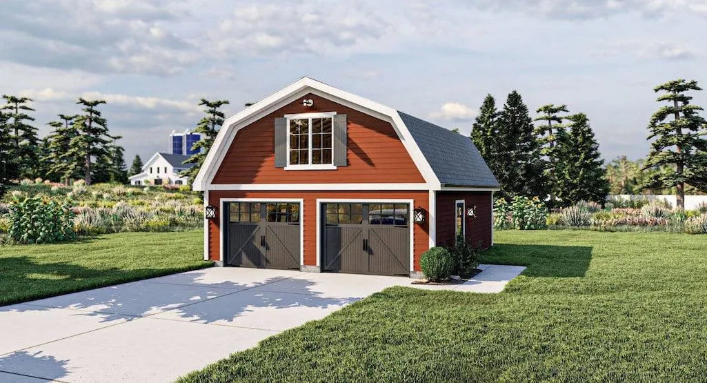 Burke Garage Plan - Archival Designs House Plans