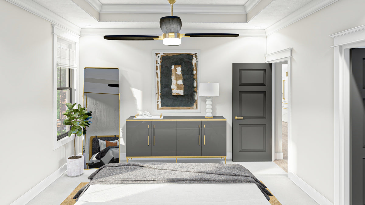 G7892-A Modern Farmhouse Duplex House Master Bedroom, 2 Bedrooms, 2 Bathrooms Per Unit | Urbandale 30203