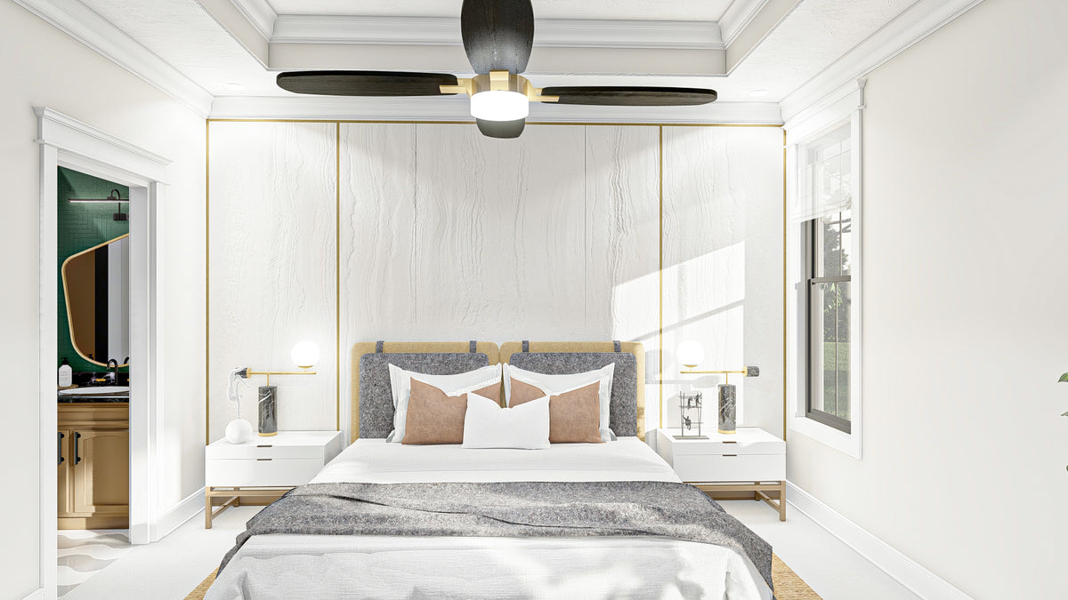 G7892-A Modern Farmhouse Duplex House Master Bedroom, 2 Bedrooms, 2 Bathrooms Per Unit | Urbandale 30203