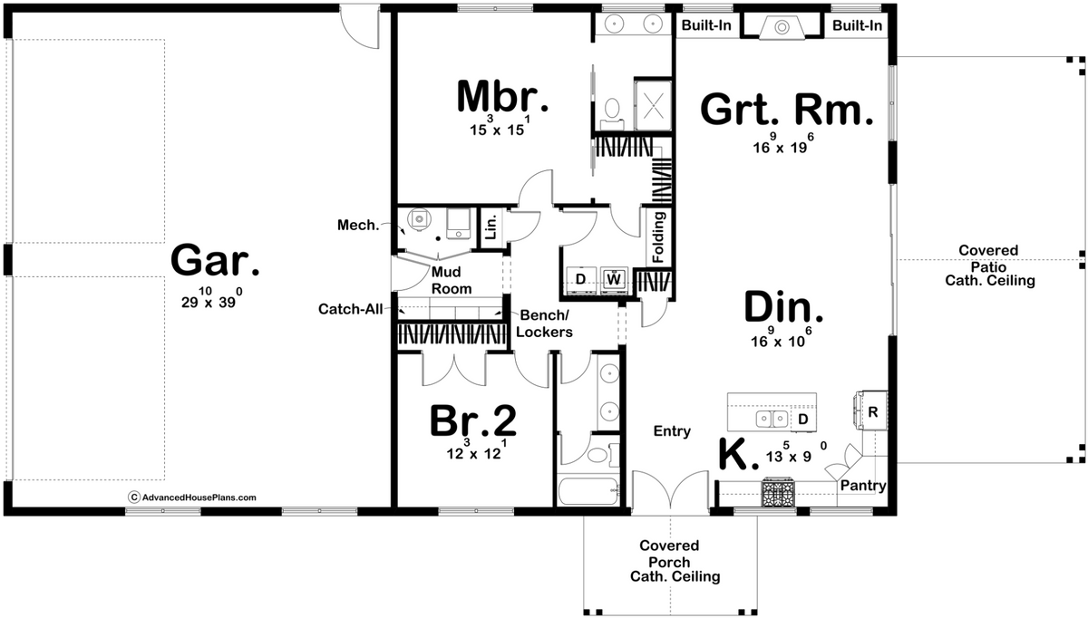 Evansville Barndominium First Floor Plan