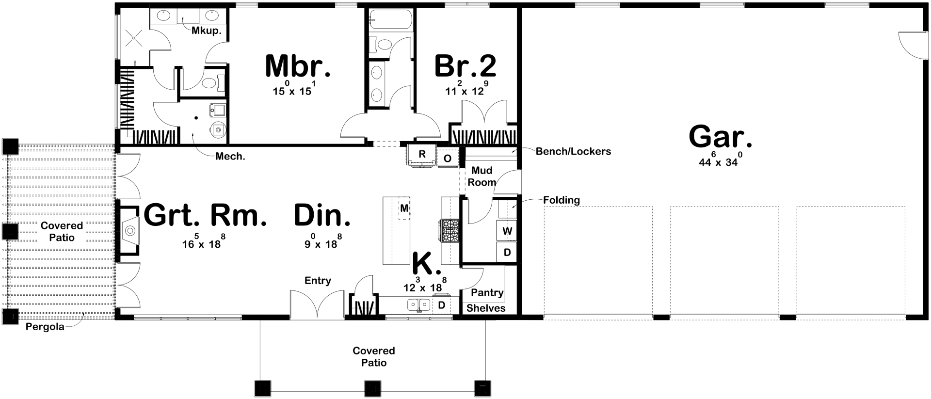 Jonesboro Barndominium House Plan