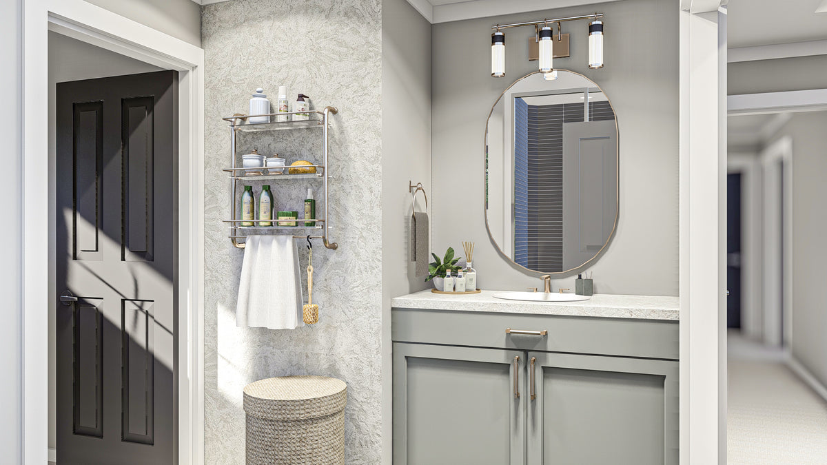 G8001-A Traditional House Master Bathroom, 3 Bedrooms, 2.5 Bathrooms | Worthington 30211 