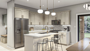 G8001-A Traditional House Kitchen, 3 Bedrooms, 2.5 Bathrooms | Worthington 30211 