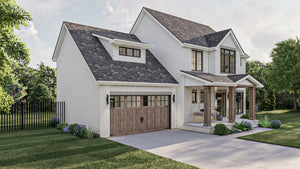 G8001-A Traditional House, 3 Bedrooms, 2.5 Bathrooms | Worthington 30211 Exterior-2