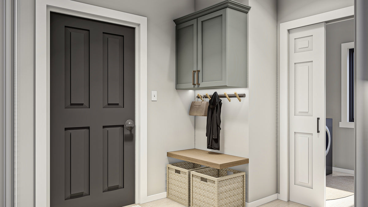 G8001-A Traditional House Mud Room, 3 Bedrooms, 2.5 Bathrooms | Worthington 30211 