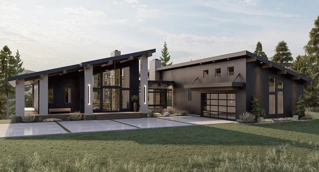 Royal Palms House Plan | One Story Luxury House Plan